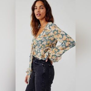Free People Maybel Blouse Small NWT